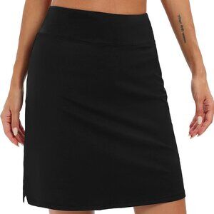 19" Knee Length Skorts Skirts for Women Tennis Skirts Athletic Golf Skorts Casua